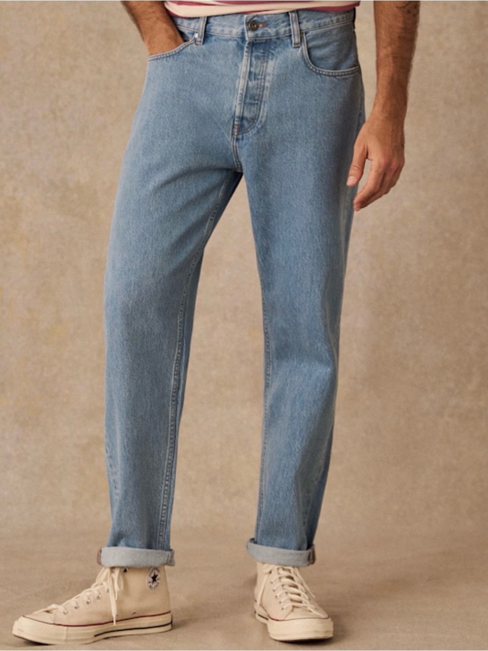 NWT OCTOBRE Wrigley Jeans Faded Denim
